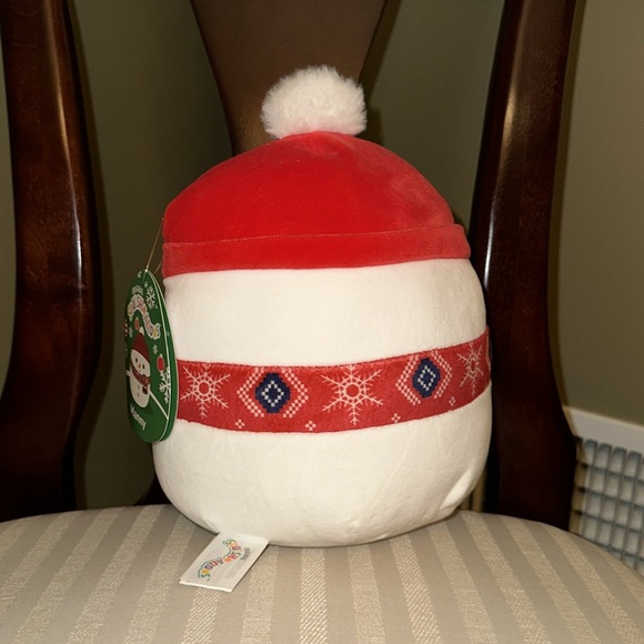 8” Manny the Snowman NWT Squishmallow - Picture 2 of 3